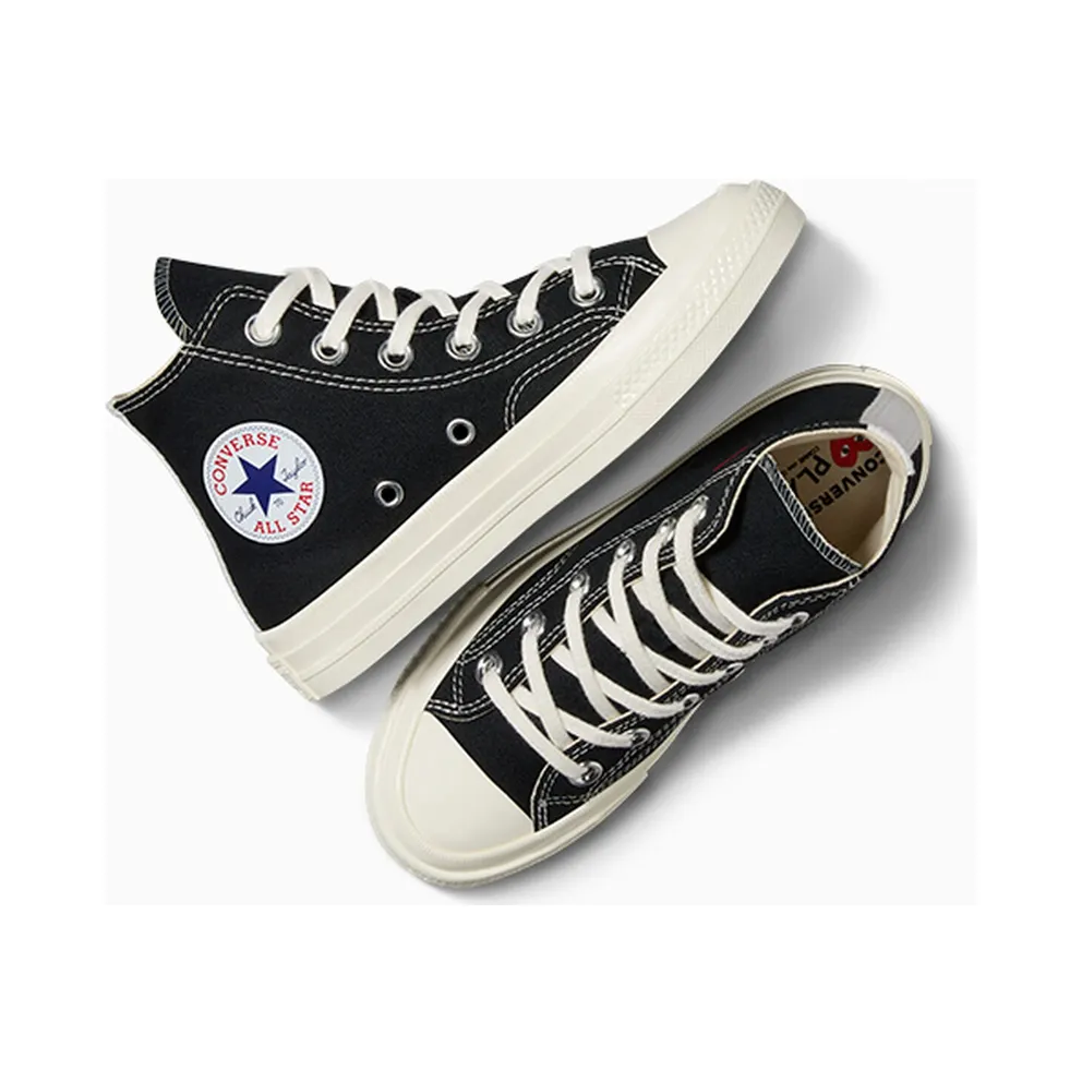 Converse Chuck Taylor All Star 70 Hi Comme des Garcons PLAY Single Heart Black (A08802C)