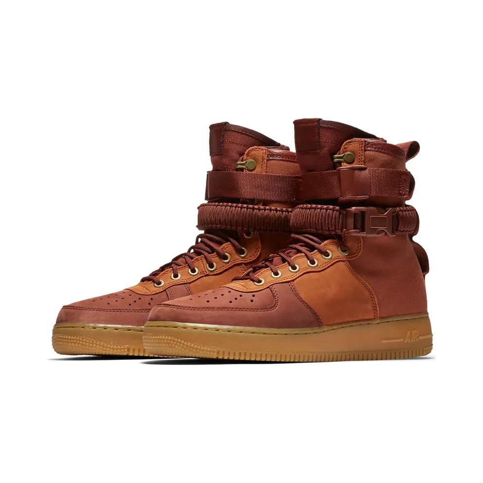 Nike SF Air Force 1 Premium Dark Russet Dark Russet/Phantom/Gum Light Brown (AQ0118-200)