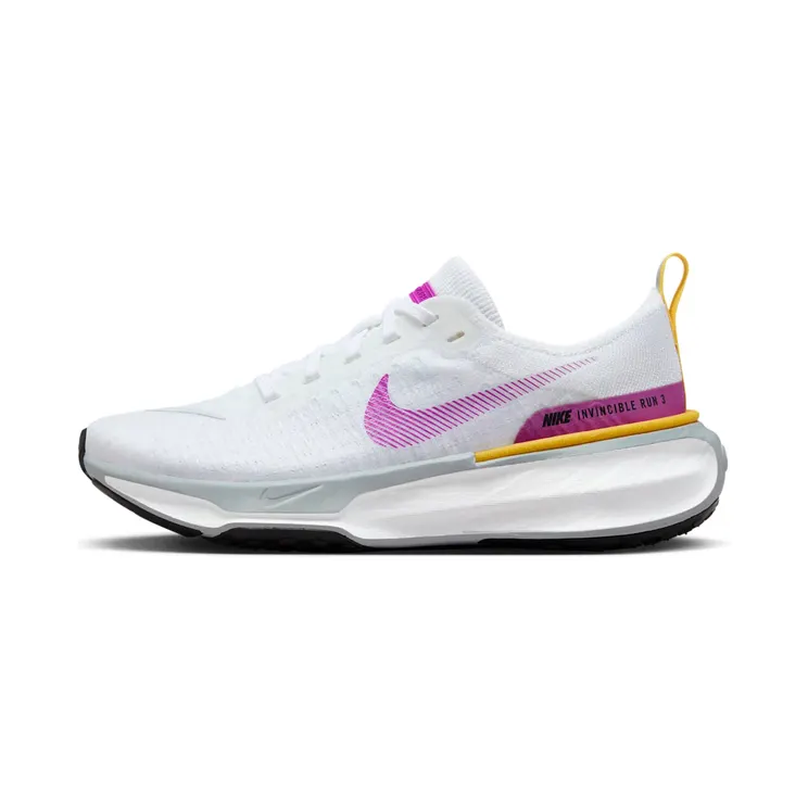 Nike ZoomX Invincible Run 3 “White / Vivid Sulphur / Pure Platinum / Vivid Purple” (DR2660-101)