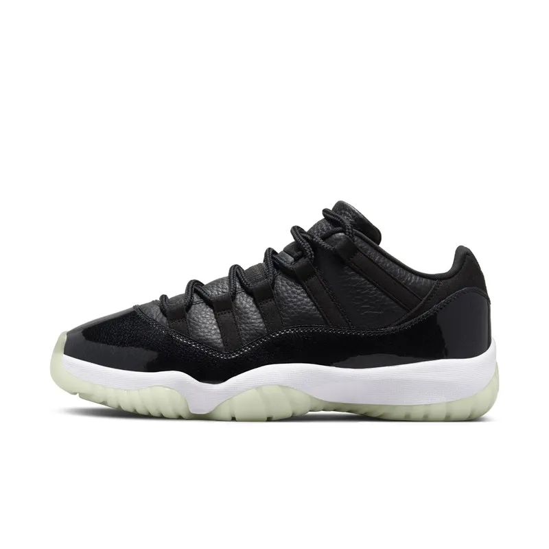 Air Jordan 11 Low 72-10 – “Black / White” (AV2187-001)