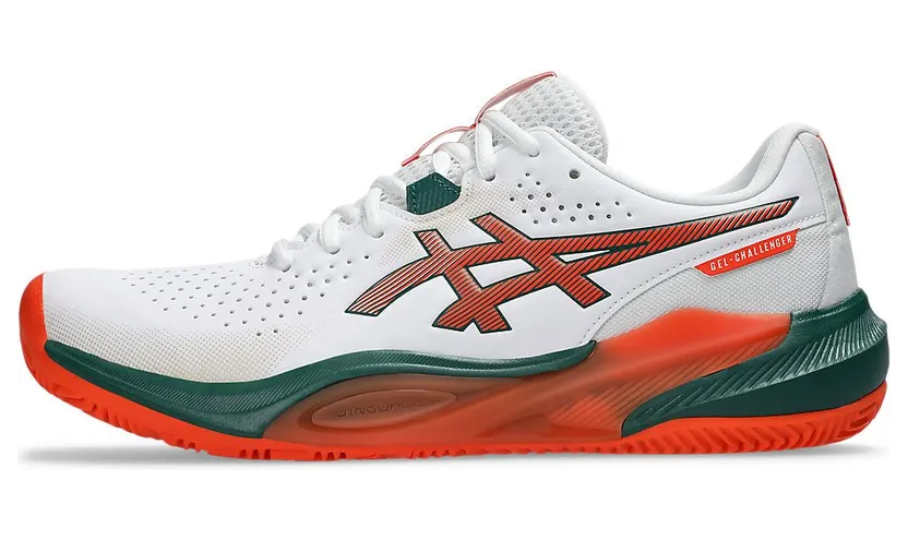 ASICS GEL-CHALLENGER 15 PADEL “White / Energy Orange” (1041A511-102)