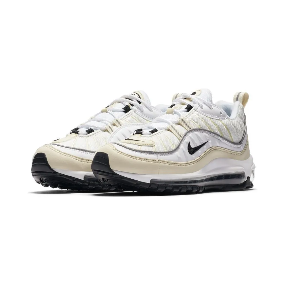 Nike Air Max 98 Fossil (W) White/Black-Fossil-Reflect Silver (AH6799-102)
