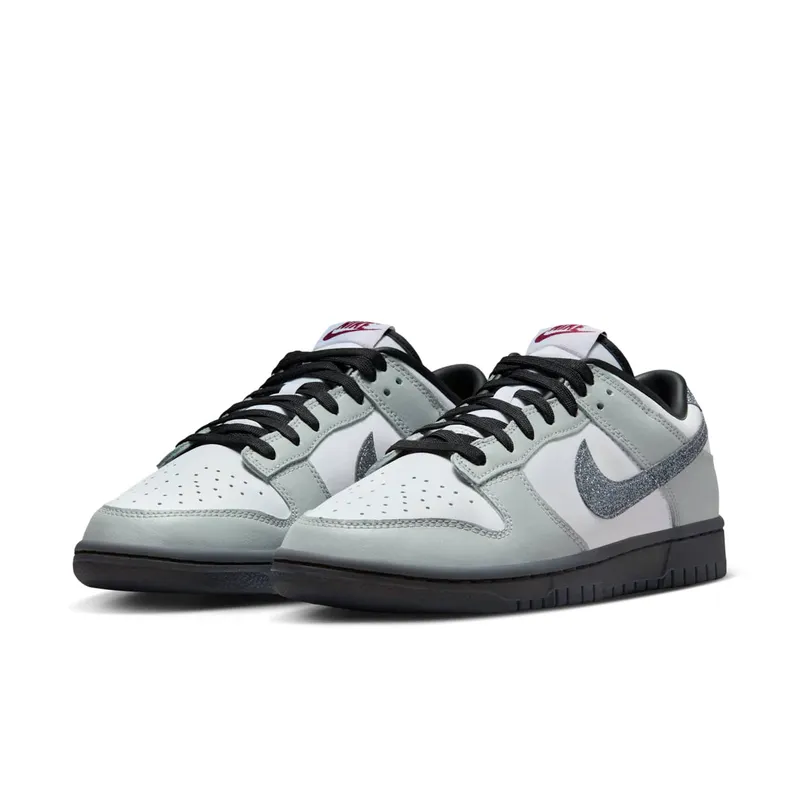 Nike Dunk Low LX “Glitter Swoosh White Light Smoke Grey” (HQ3462-191)