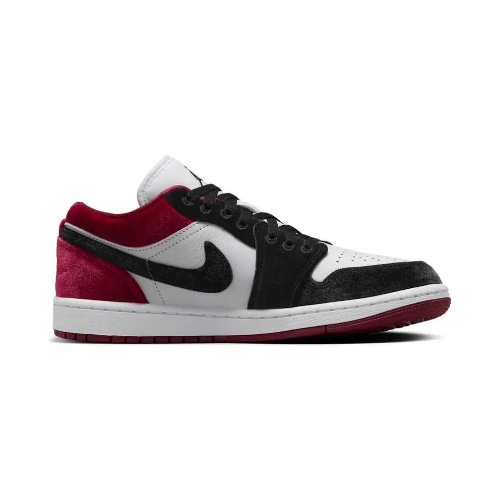 Jordan 1 Low SE “Velvet Black Toe” (FZ3242-001)