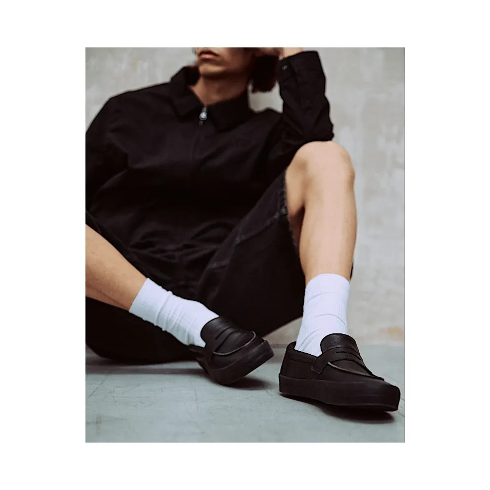 Vans Skate Loafer Black Leather (VN000VAQBKA)