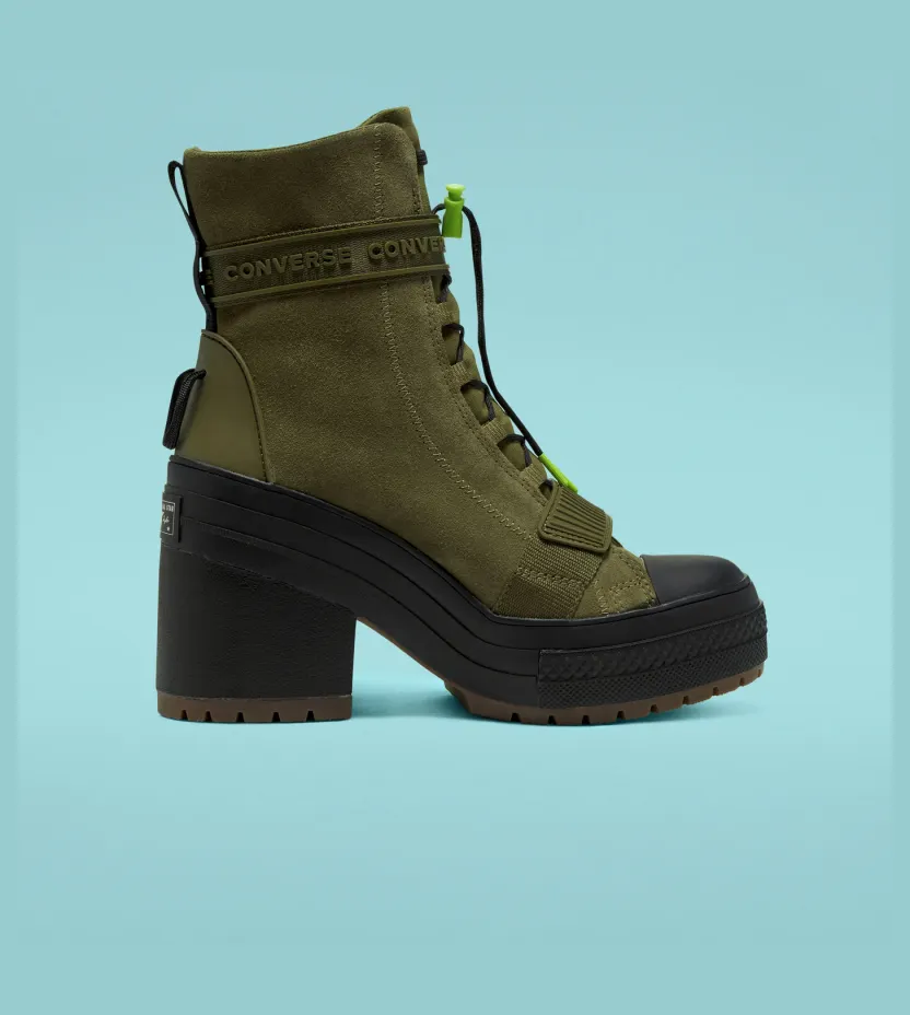 Converse Chuck Taylor All Star GR 82 Extra-High Top Dark Moss/bright Pear/black (568815C)