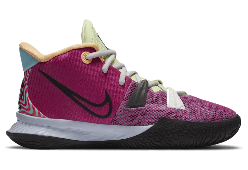 Nike Kyrie 7 GS ‘Creator’ Active Fuchsia/Ghost/Flash Crimson/Black (CT4608-601)