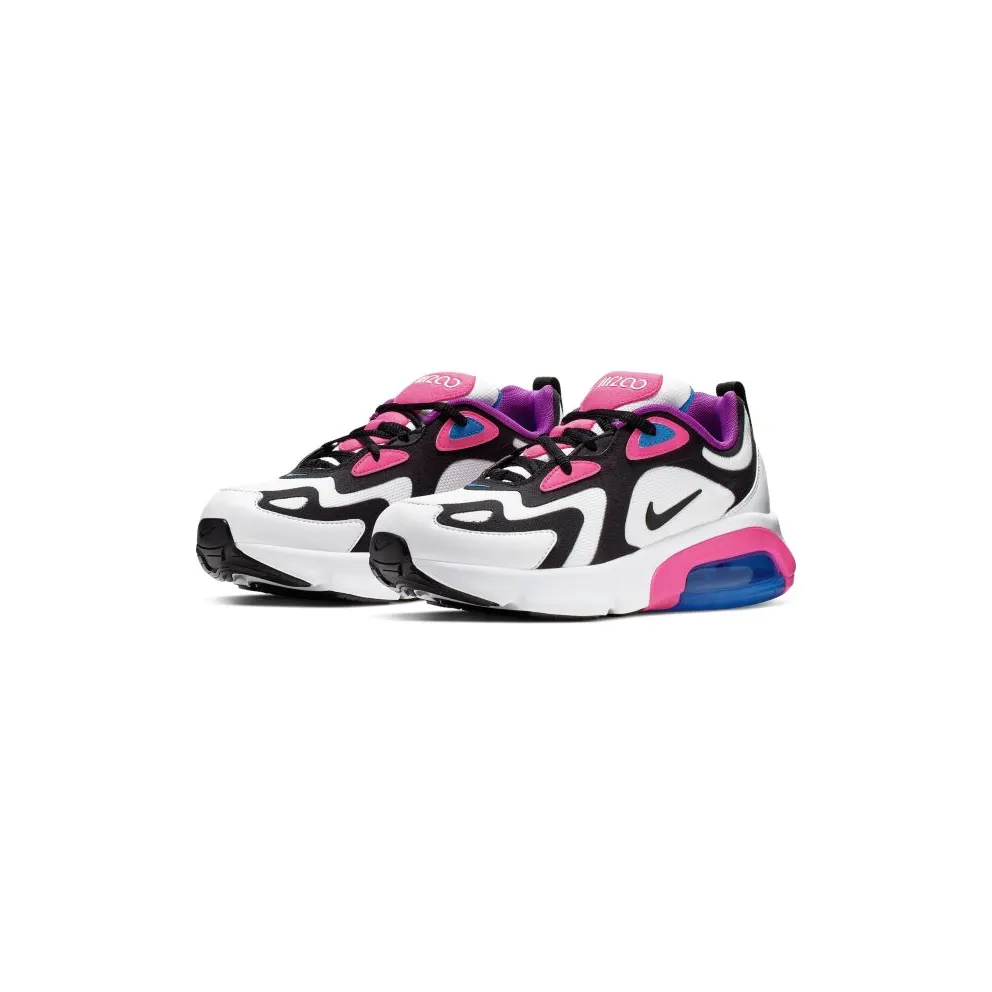 Nike Air Max 200 White Hyper Pink Black (GS) White/Hyper Pink-Photo Blue-Black (AT5630-100)