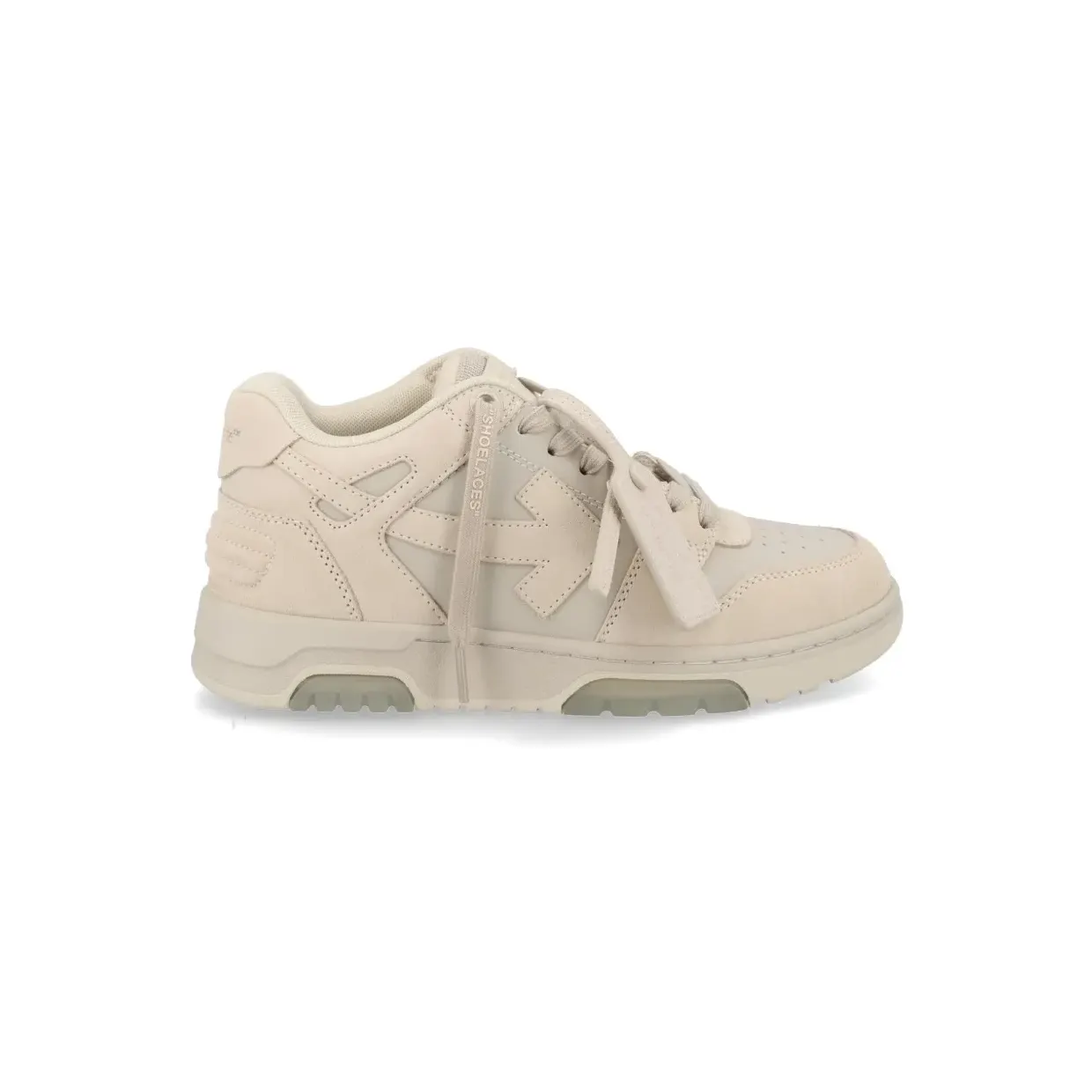 Off-White Arrow sneakers met rits – Beige (W259S6L0046F08)