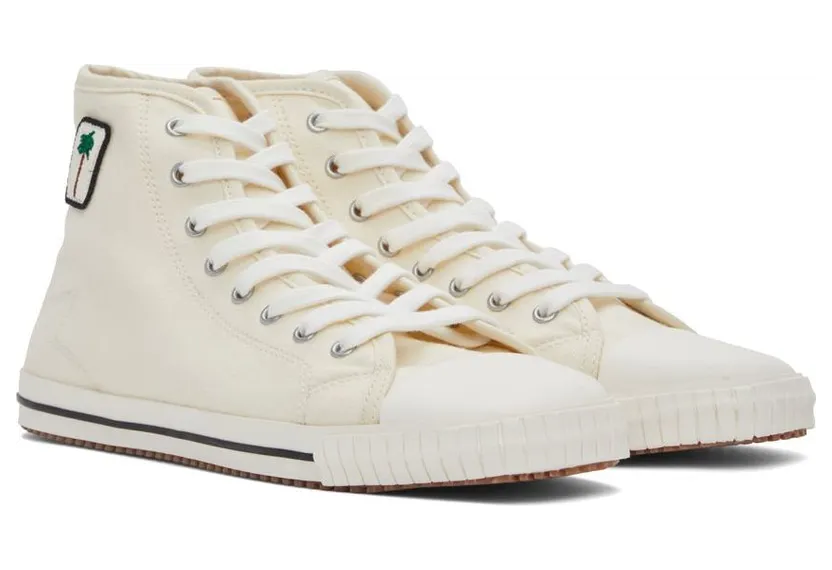 Palm Angels Off-White Vulcanized High-Top Sneakers (PMIA075S22FAB0010110) (4)