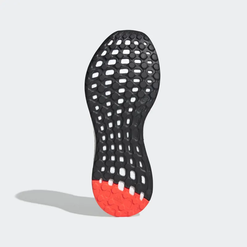 Adidas SenseBoost Go ‘Hi-Red Coral’ Grey Six/Core Black/Solar Red (G26942)