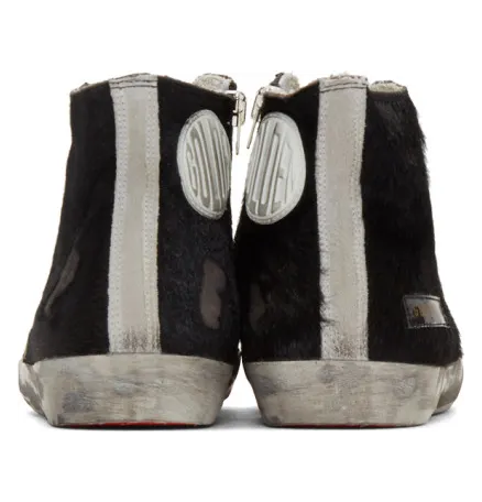 Golden Goose Black Pony Francy Sneakers (G35MS591.C24) (3)