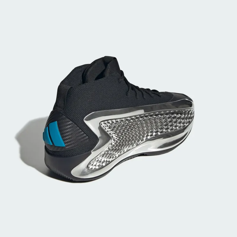 Adidas Anthony Edwards 1 Low Core Black / Silver Metallic / Core Black (JI0424)