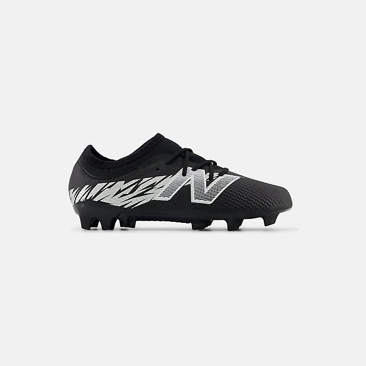 New Balance Furon V8 Team Junior FG Black Metallic Silver White (PS/GS) (SJF3FBG8)