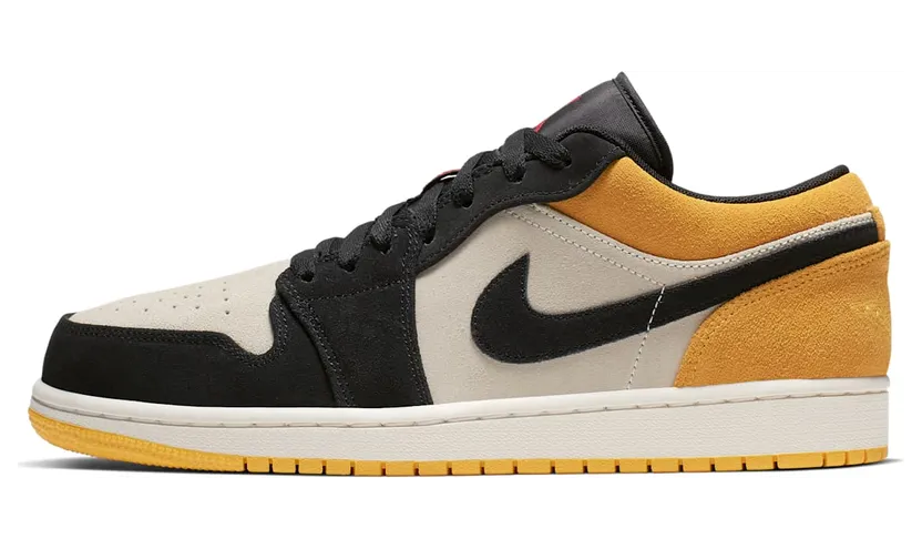 Air Jordan 1 Low “Sail / University Gold / Black / Gym Red” (553558-127)