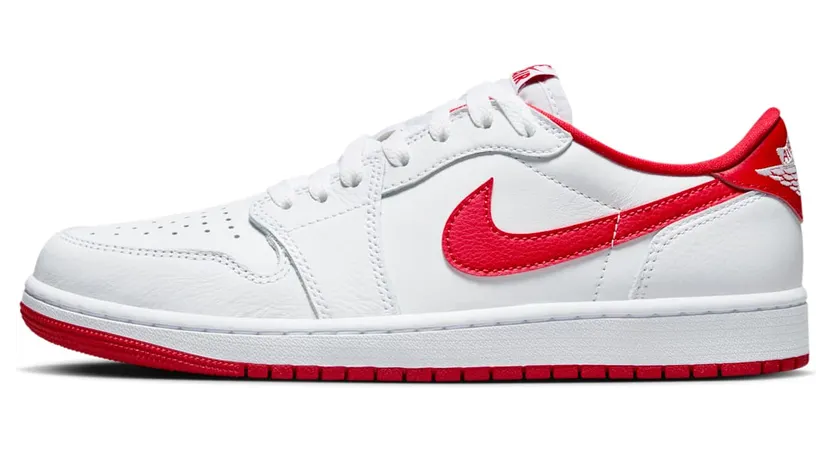 Air Jordan 1 Low OG “White / University Red” (CZ0790-161)