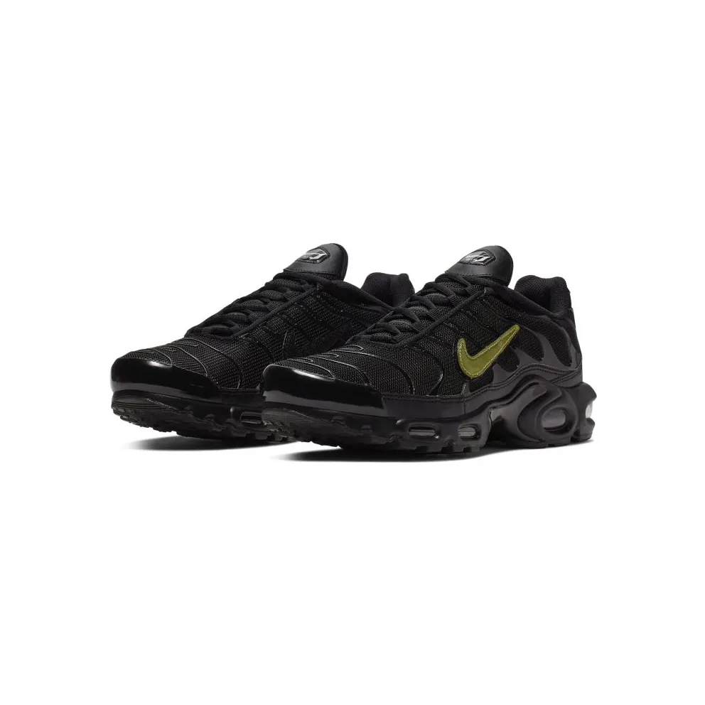 Nike Air Max Plus Removable Swoosh Black Black/Metallic Gold (CJ9696-001)