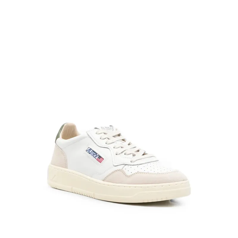 Autry Medalist Suede-panel “White/Neutrals” (AULM LS17)