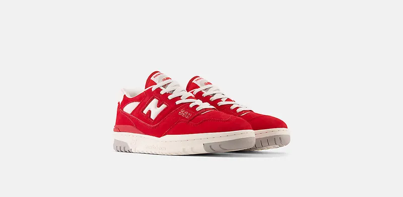 New Balance 550 Suede Pack Team Red (BB550VND)