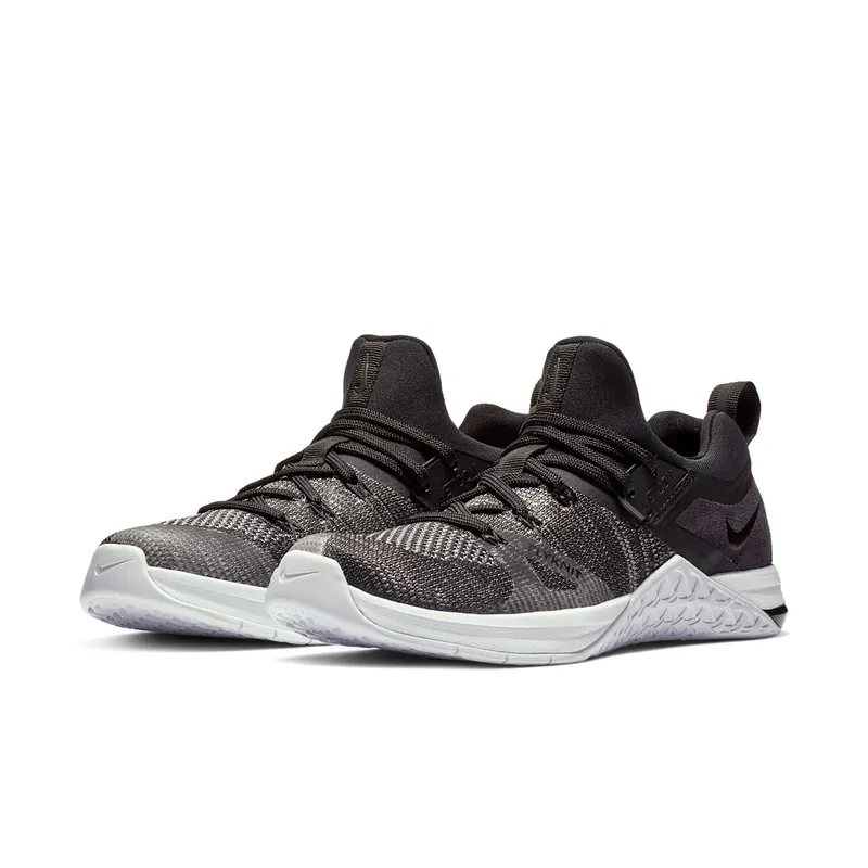 Nike Metcon Flyknit 3 Black Matte Silver (W) Black/Black-White-Matte Silver (AR5623-001)