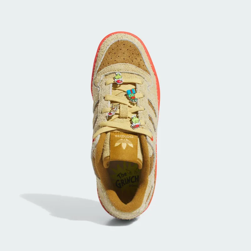 adidas Forum Low CL The Grinch Oat / Bright Red / Bronze Strata (IG7066)