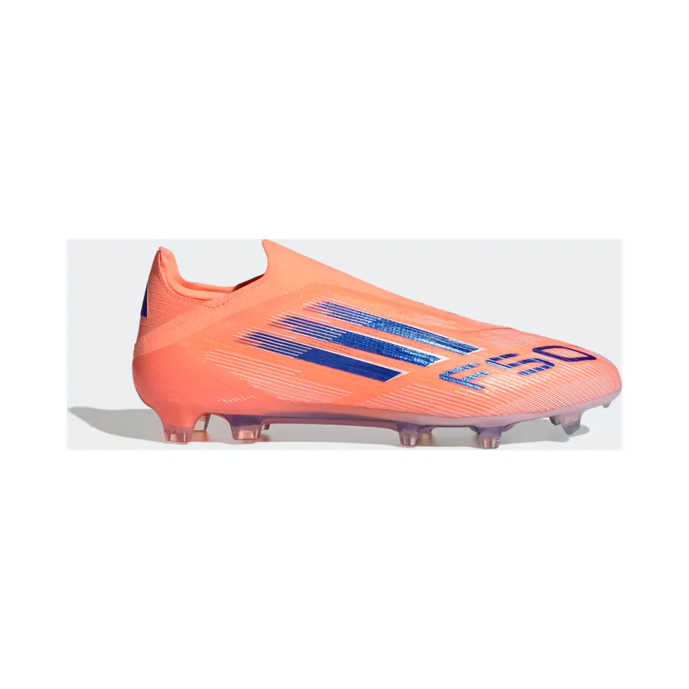 adidas F50 Elite Laceless Firm Ground Boots “Beam Orange / Lucid Blue / Cloud White” (JH7626)