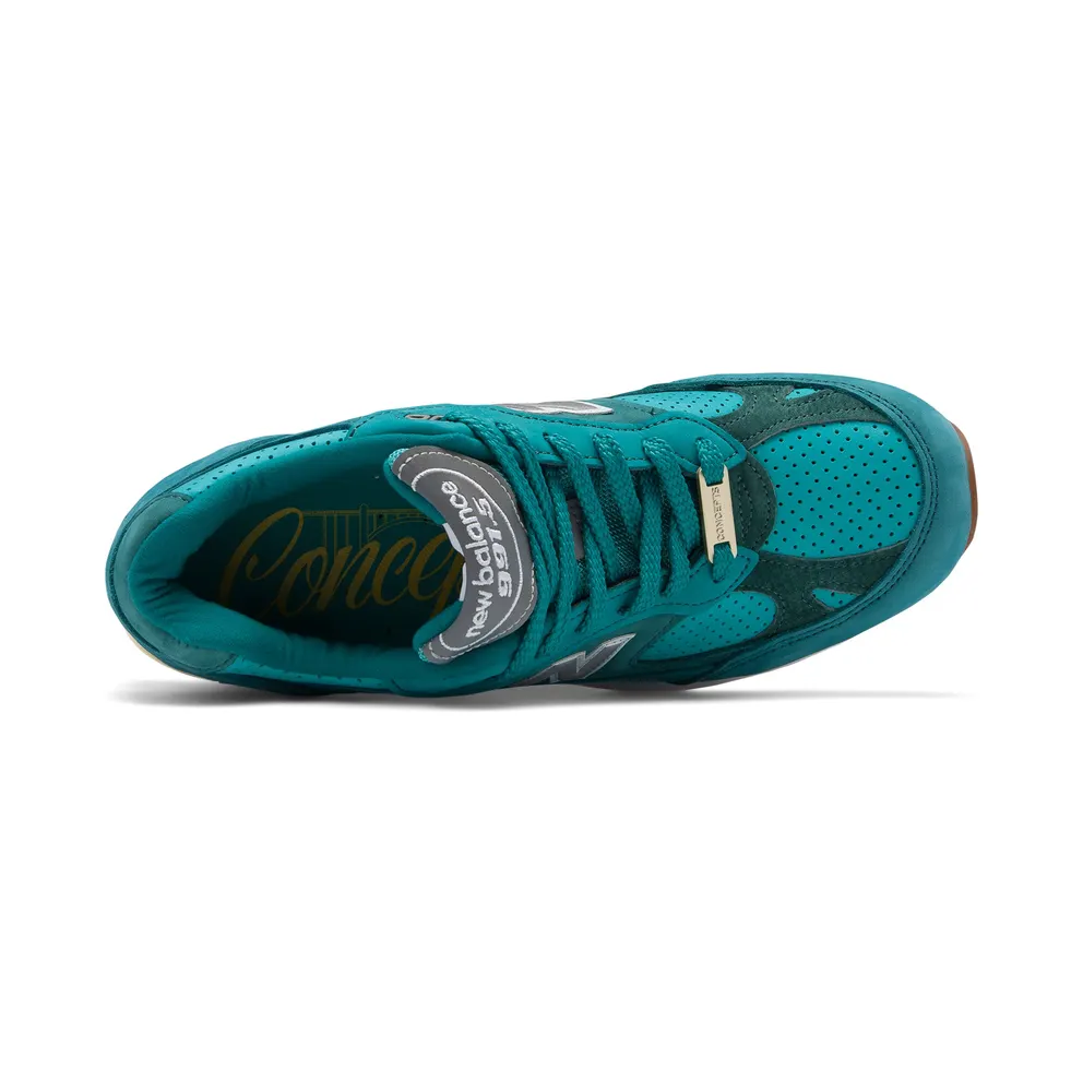 New Balance 991.5 Concepts Lake Havasu Turquoise/Teal-Yellow (M991.5CNP)