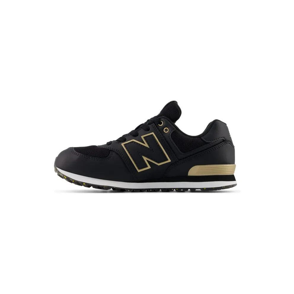 New Balance 574 Lace GS “Black Gold” (GC574GL)