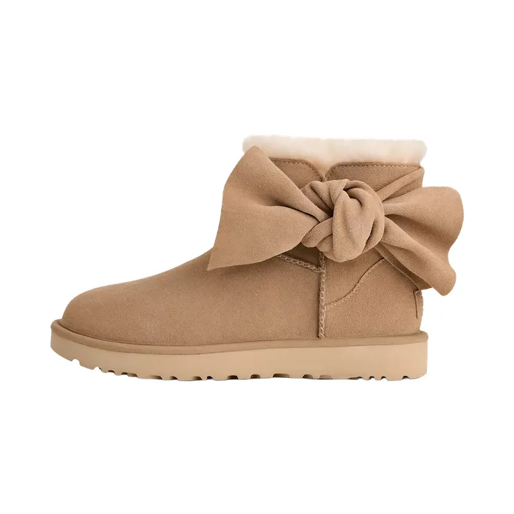 Ugg Classic Mini Bow Boots “Sand” (1176310-SAN)