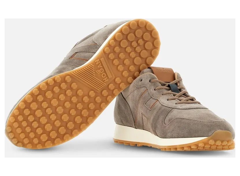 Sneakers Hogan H383 Grey Beige (HXM4290DT20QDN468E) (4)