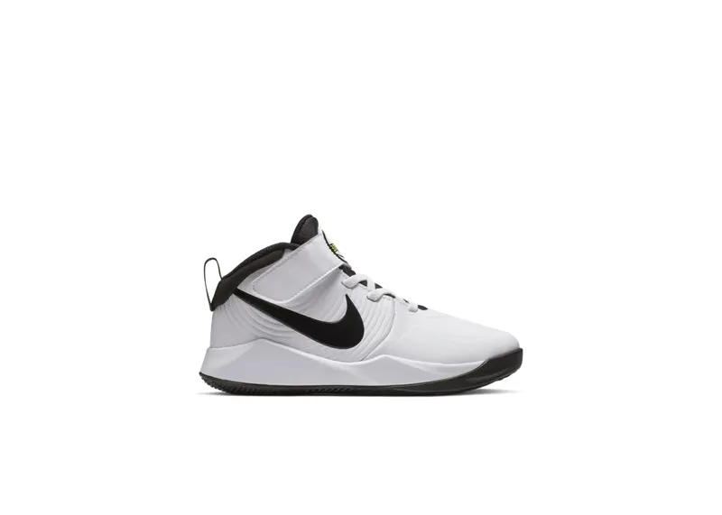 Nike Team Hustle D 9 White (PS) White/Volt/Black (AQ4225-100)