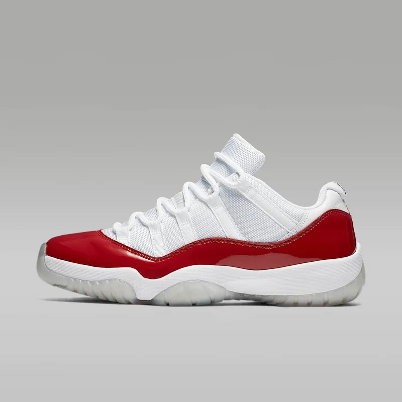 Air Jordan 11 Retro Low “White / Black / Varsity Red” (528895-102)