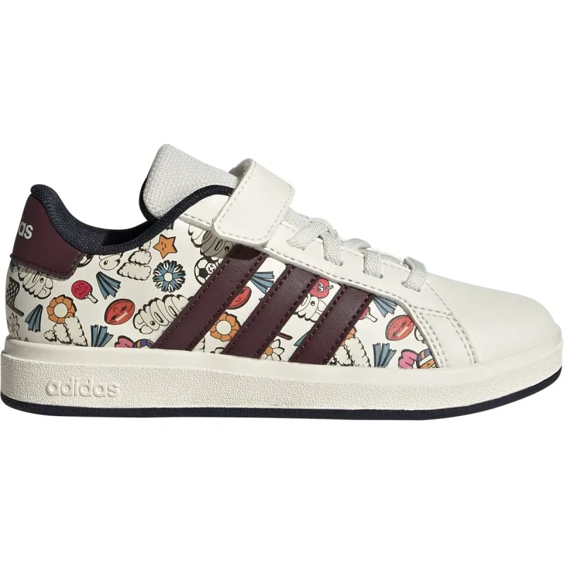 Adidas Grand Court 2.0 Kids Freizeitschuhe, weiß, Größe 31 (JR5151)