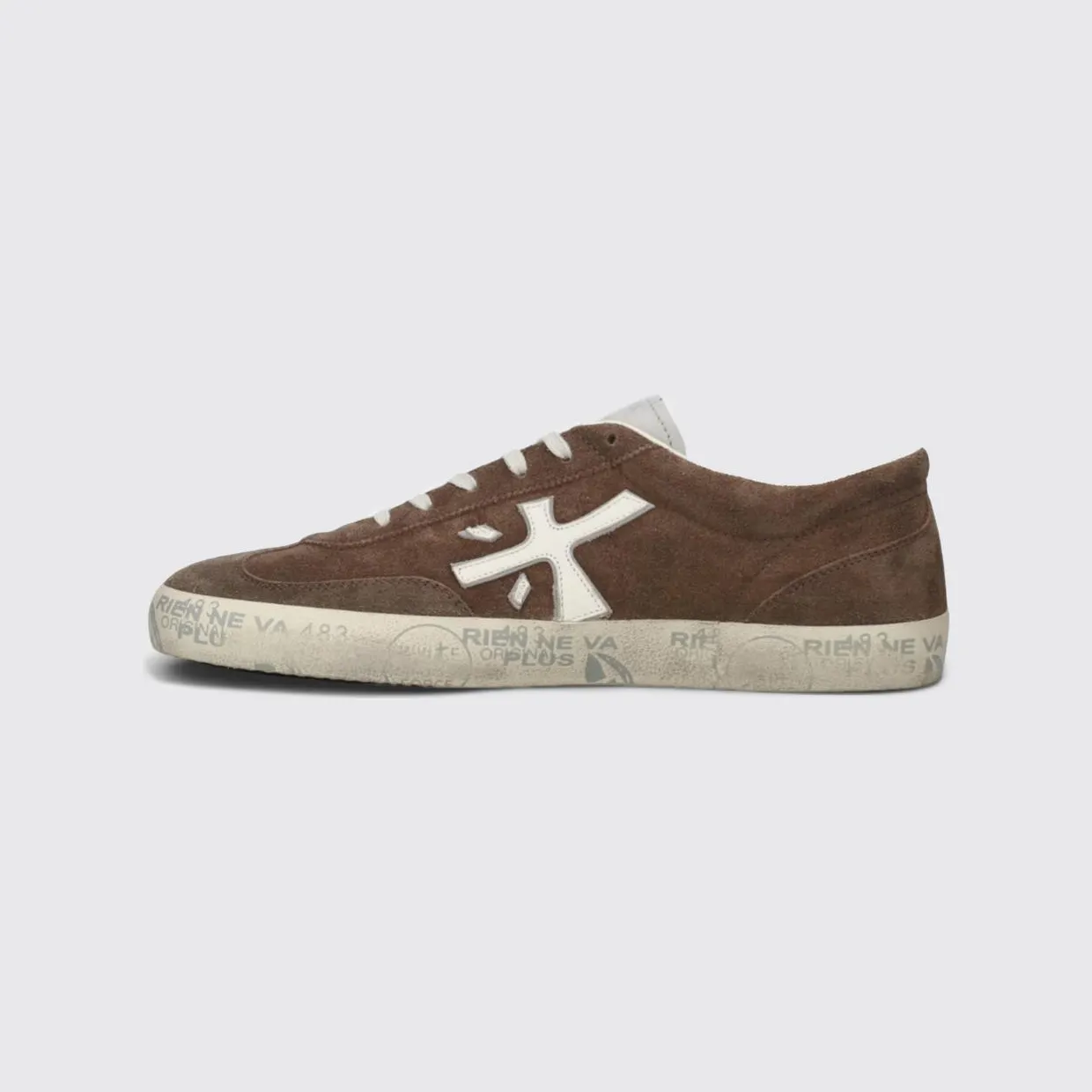Premiata David Used Suede Sneakers Brown (DAVID8094) (2)