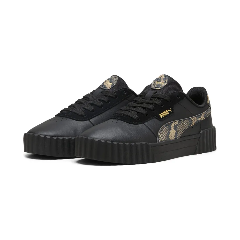 Puma Carina 3.0 Snake Chic “Puma Black / Puma Gold” (400723_02)