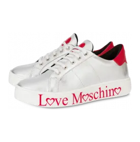 Moschino Sneakers Aus Laminiertem Nappaleder Mit Logo (POLJA15033G1AIB190A)