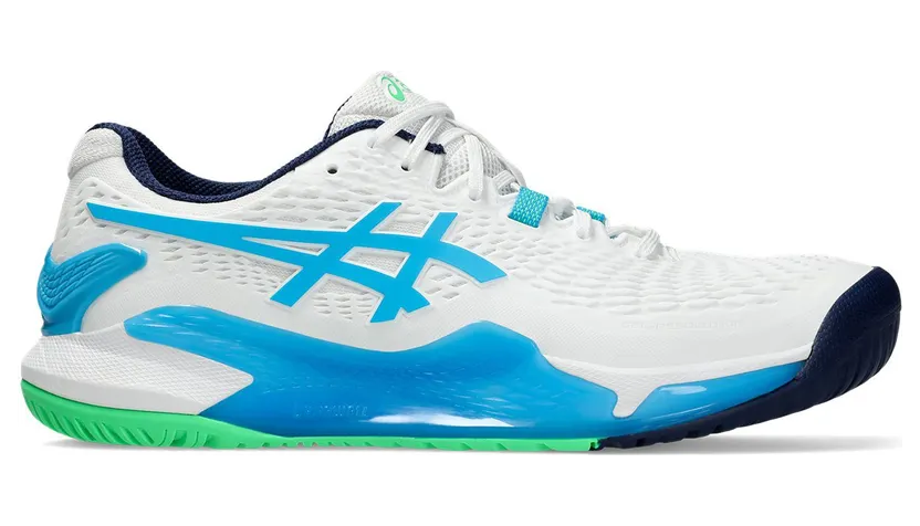 ASICS Gel-Resolution 9 White Digital Aqua (1041A330-103)