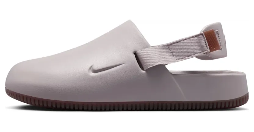 Nike Calm Mule College Grey Gum Medium Brown (FD5130-005)