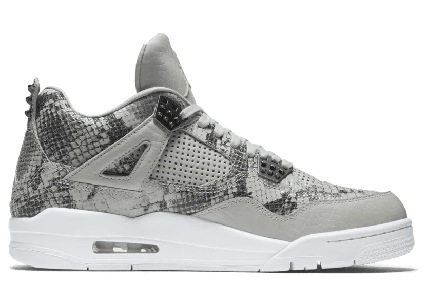 Air Jordan 4 Retro Premium ‘Snakeskin’ Light Bone/White-Pure Platinum-Wolf Grey (819139-030)