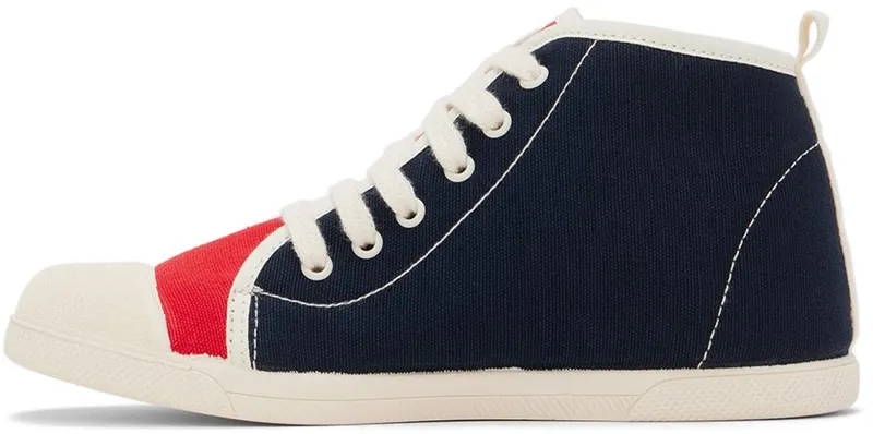 TINYCOTTONS Kids Navy Color Block Navy/Deep Red KB1 (AW22-363)