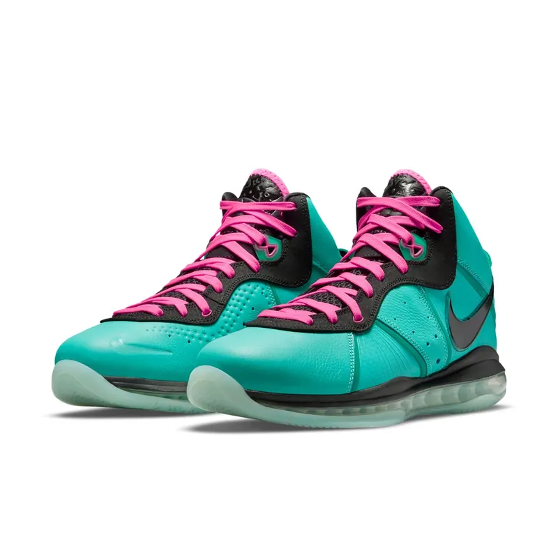 Nike LeBron 8 South Beach (2021) – “Retro / Pink Flash / Filament Green / Black” (CZ0328-400)