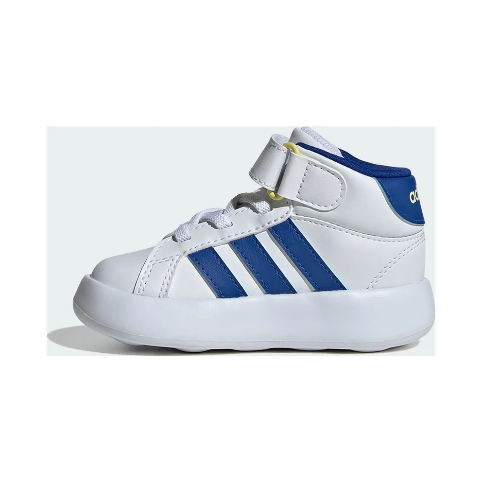 Adidas Grand Court Mid Kids Cloud White / Royal Blue / Ice Yellow (IE3865)