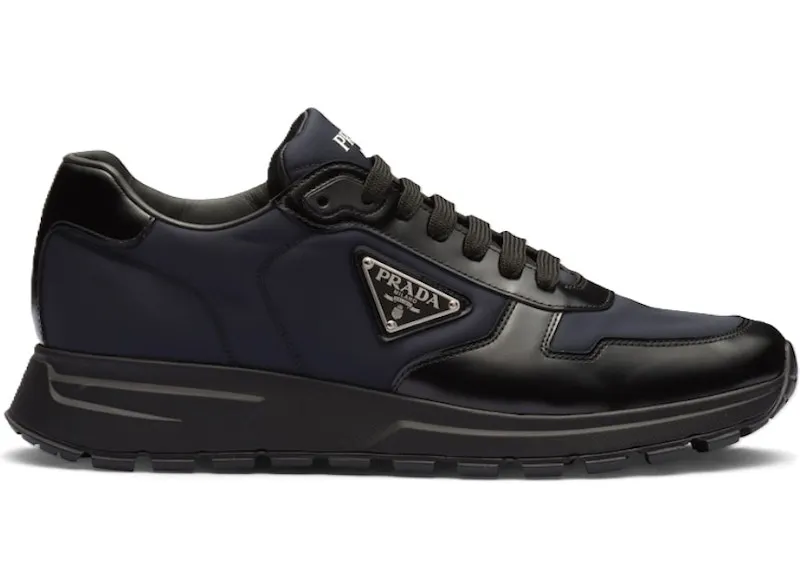 Prada Prax Re-Nylon Sneaker Black Blue (2EE369-3LF5-F0713-F-G000)
