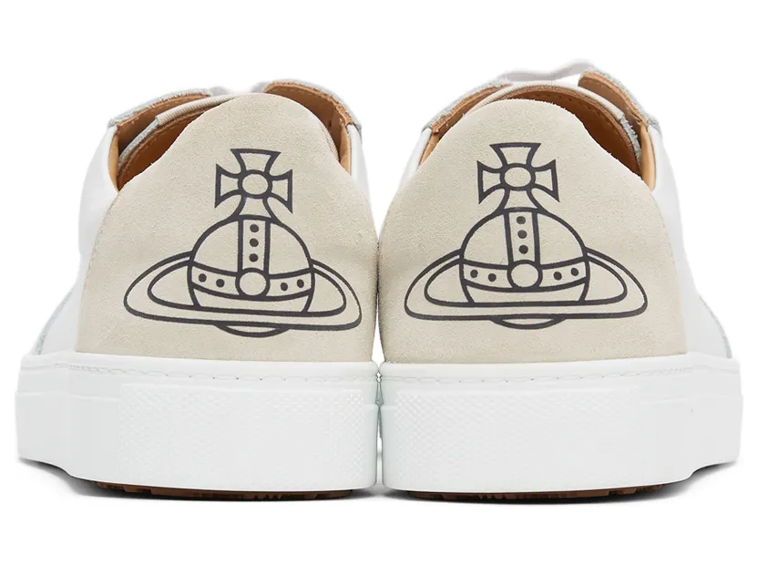 Vivienne Westwood White Apollo Trainer Low Sneakers (75020002M-L0005-) (4)