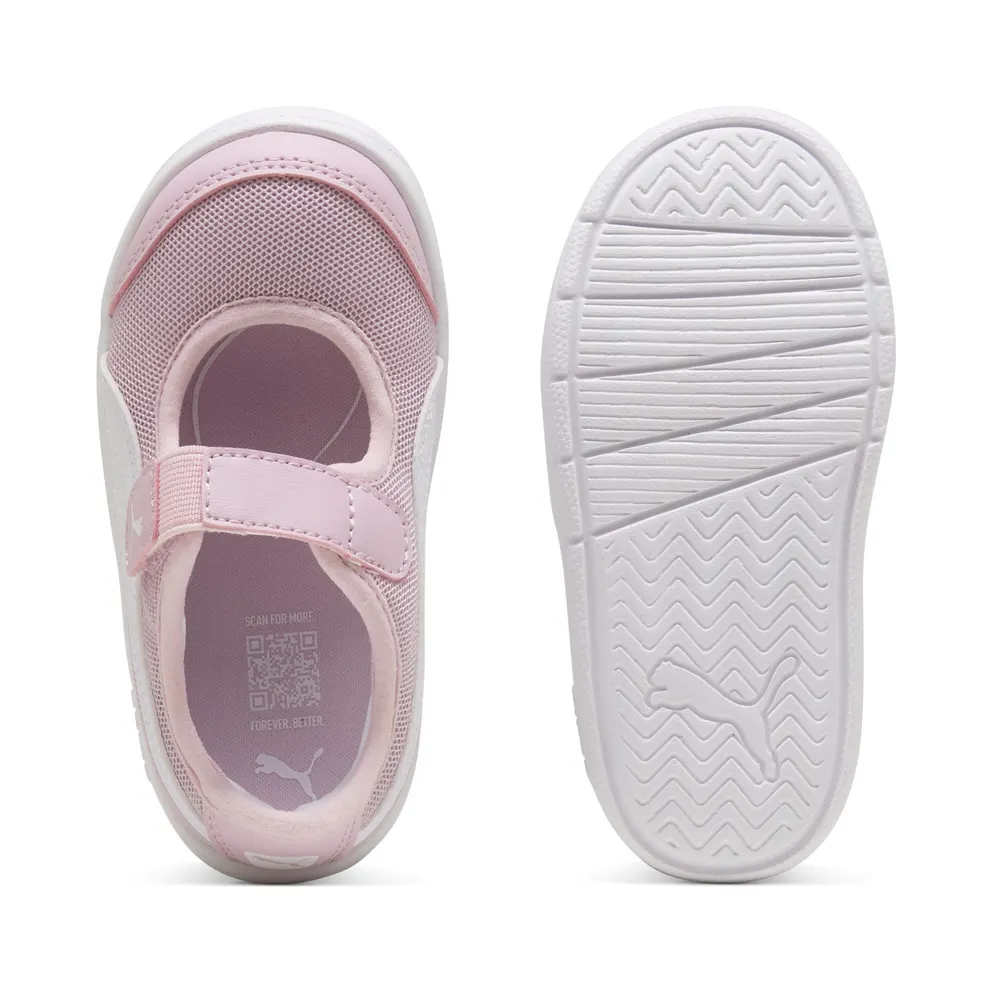 Puma Courtflex v3 Lina V “Rose Mauve / Puma White” (400579_02)