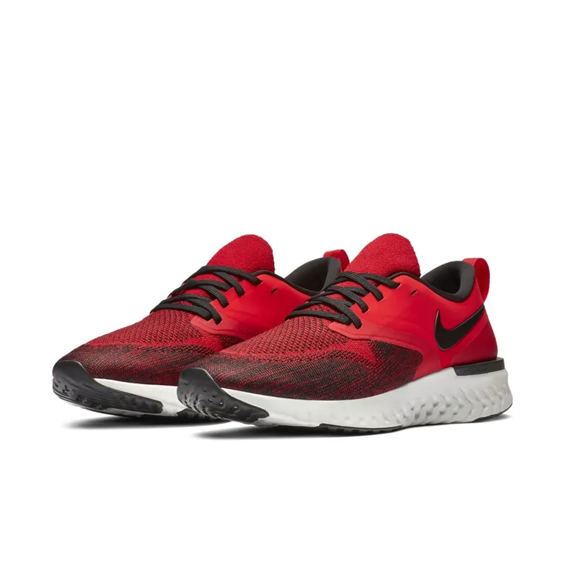 Nike Odyssey React Flyknit 2 Red Orbit Red Orbit Black Off White Metallic Gold (AH1015-600)