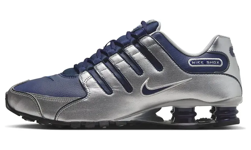 Nike Shox NZ Midnight Navy Metallic Silver (378341-402)