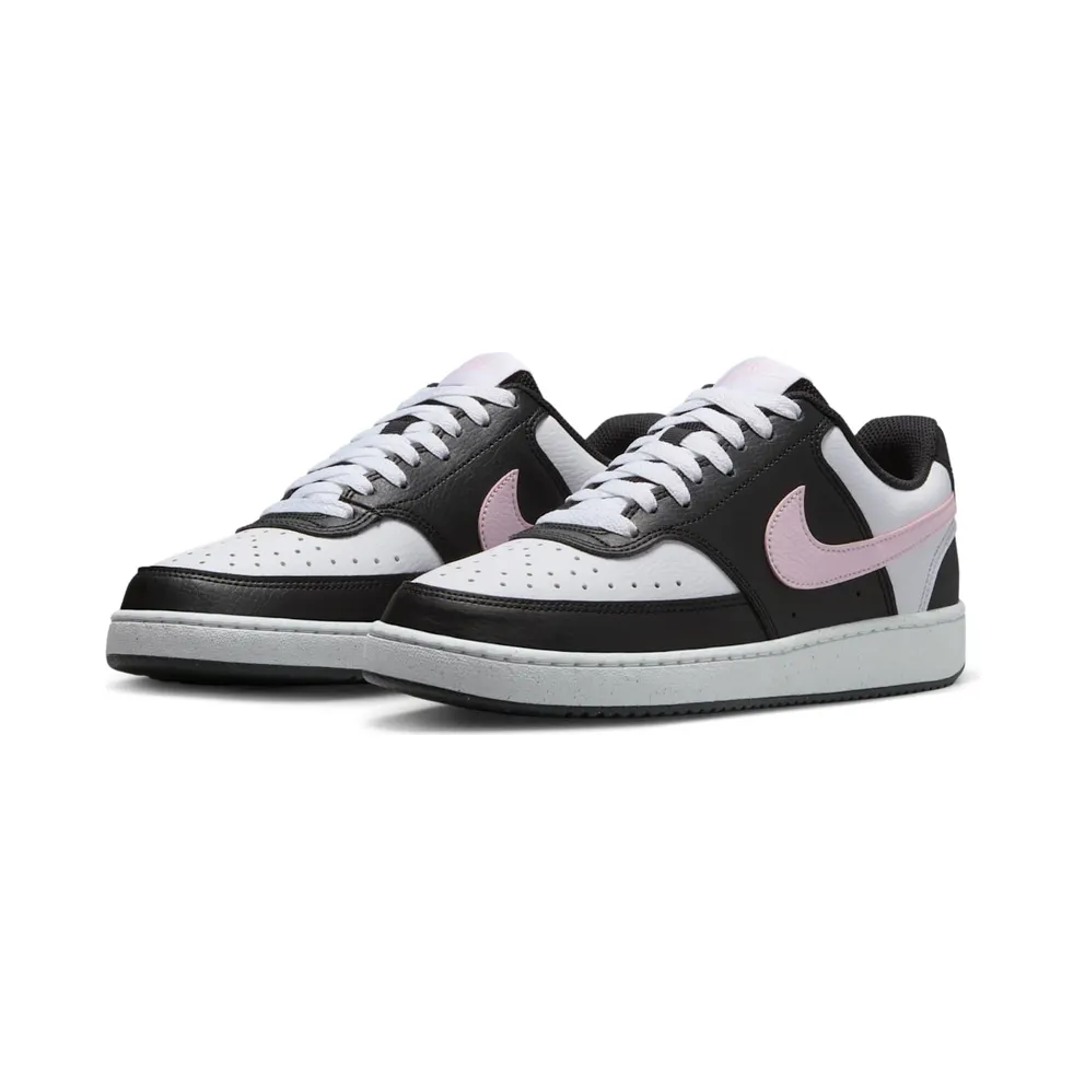Nike Court Vision Low Next Nature Black White Pink Foam (DH3158-008)