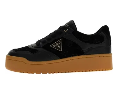 GUESS USA monogram-print panelled sneakers – Schwarz (FLTM17ELE12)