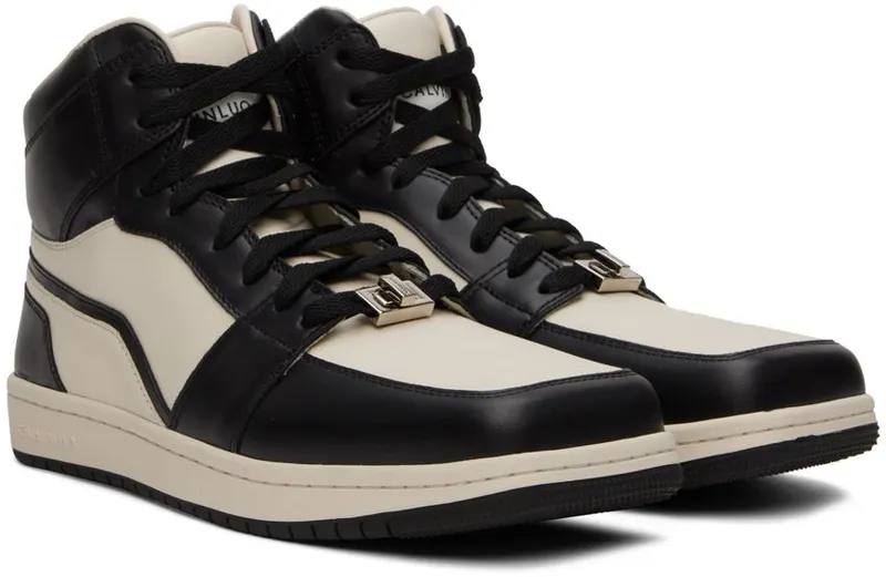 CALVINLUO Black Square Toe High black (CLFM22132)